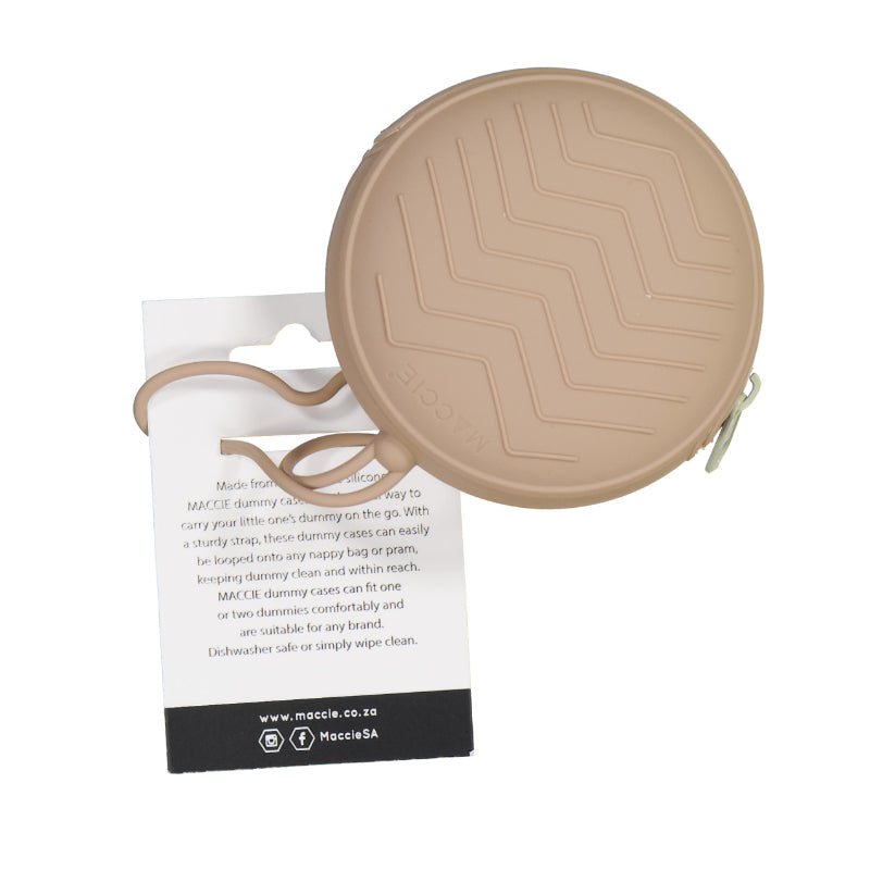 Grab & Go Silicone Pacifier Case | Beige