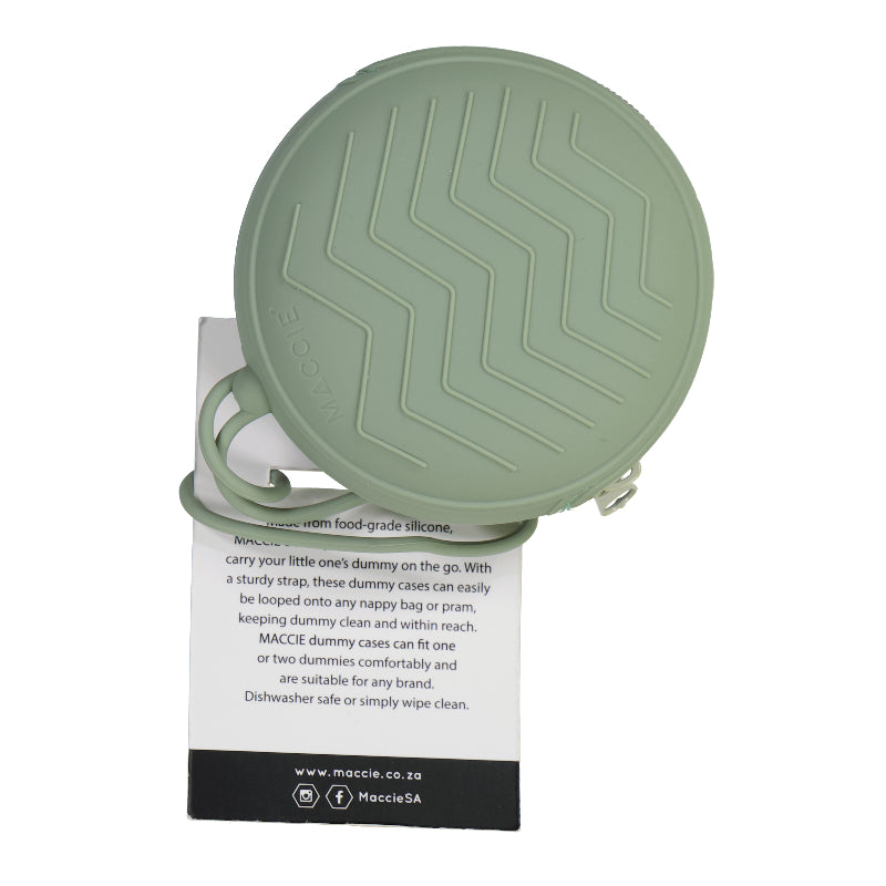 Grab & Go Silicone Pacifier Case | Sage Green