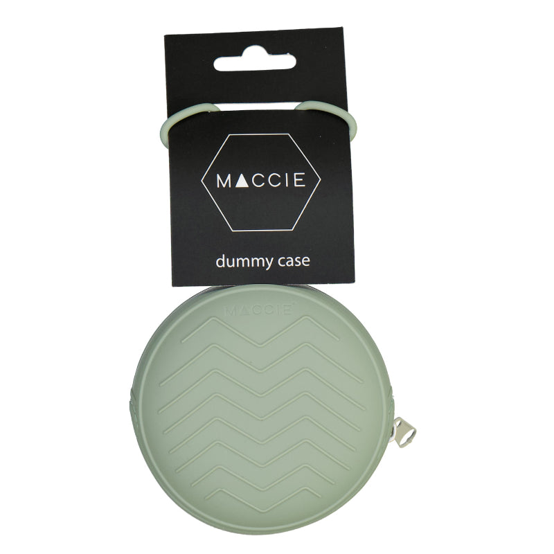 Grab & Go Silicone Pacifier Case | Sage Green