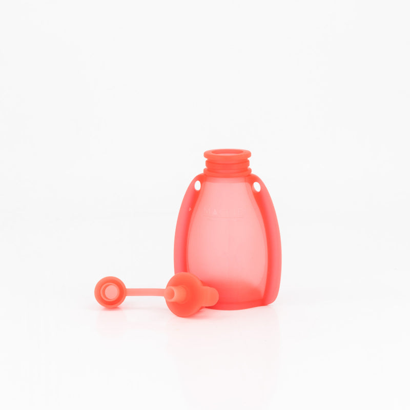 Squeeze + Go Refillable Food Pouches | Raspberry Pink