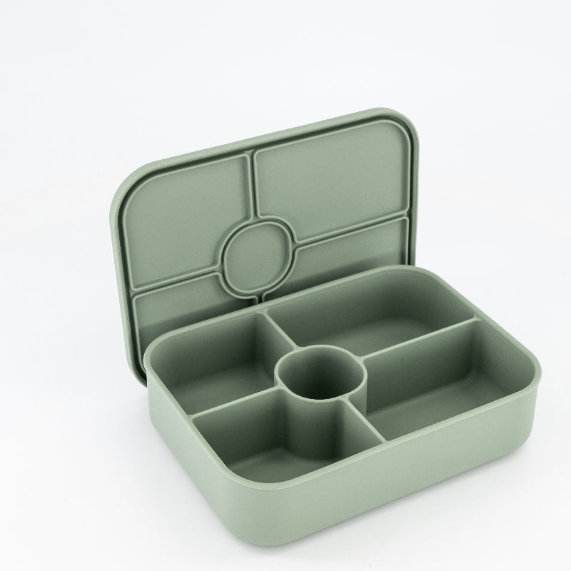 Munchmate Silicone Lunch Box (5 Compartments) | Green