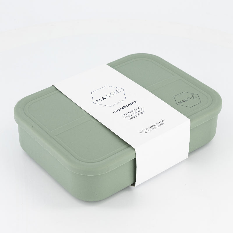 Munchmate Silicone Lunch Box (5 Compartments) | Green