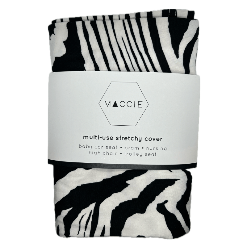 Infant Car Seat + Breastfeeding Cover | Zebra Print