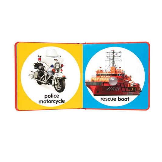 Poke a Dot Tag Along Vehicles Book
