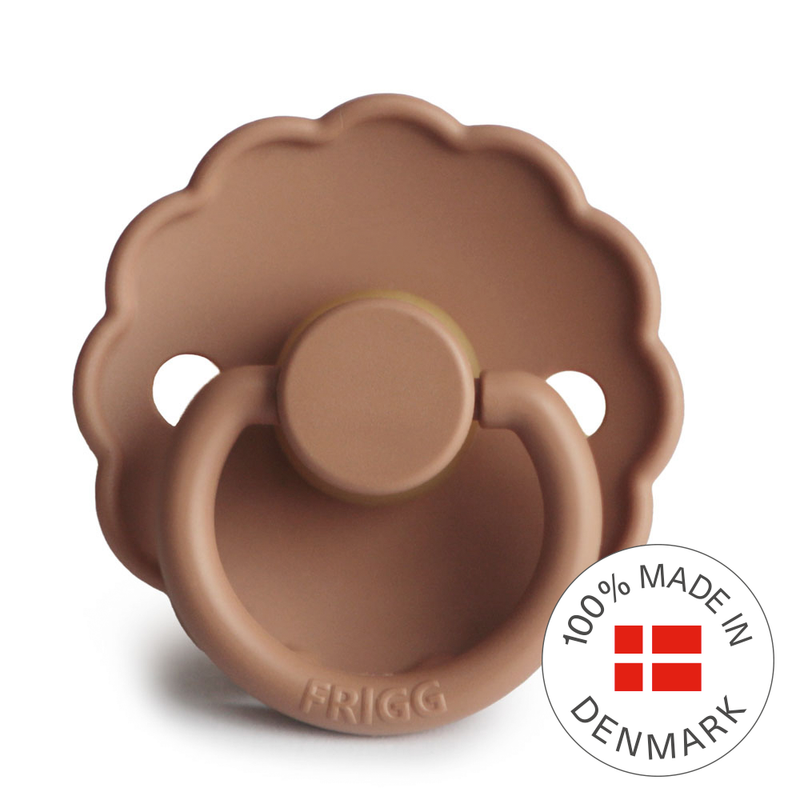 FRIGG Daisy - Round Latex Pacifier - Peach Bronze