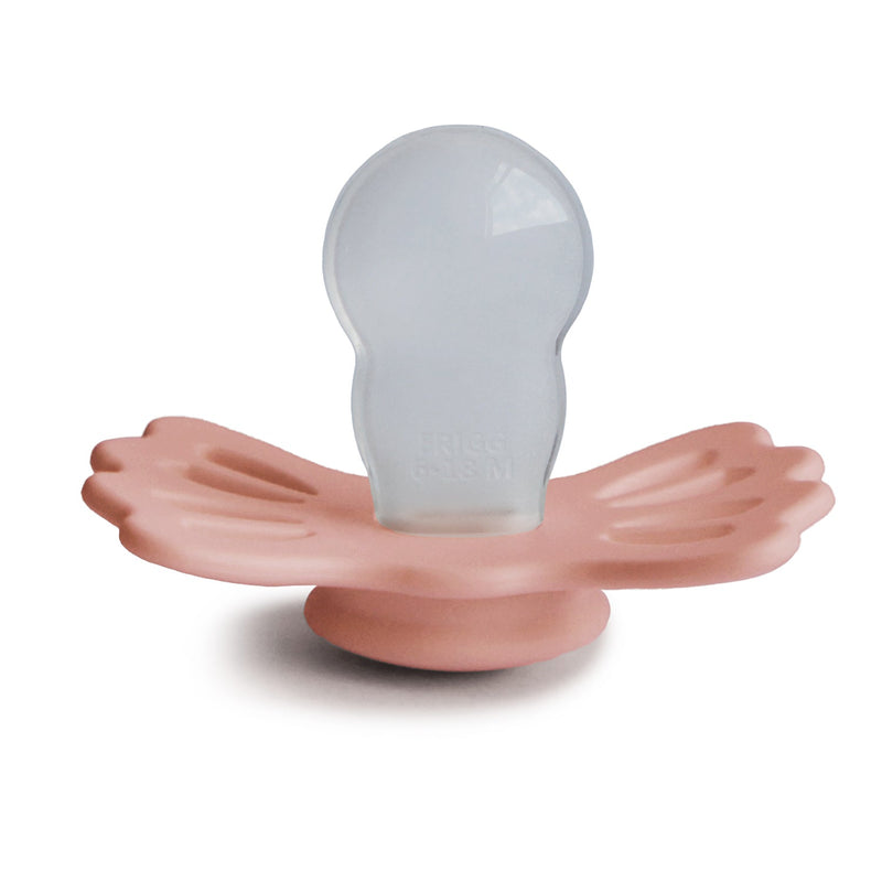 FRIGG Lucky - Pretty in Peach - Symmetrical Silicone Pacifier