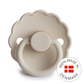 FRIGG Daisy - Round Latex Pacifier - Sandstone