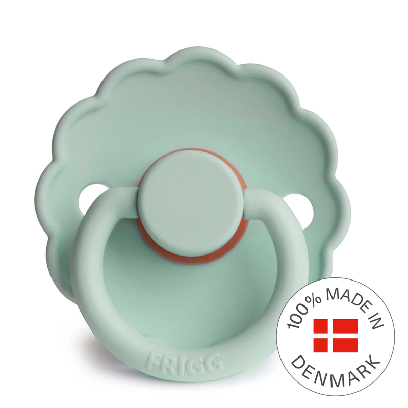 FRIGG Daisy - Round Latex Pacifier - Seafoam