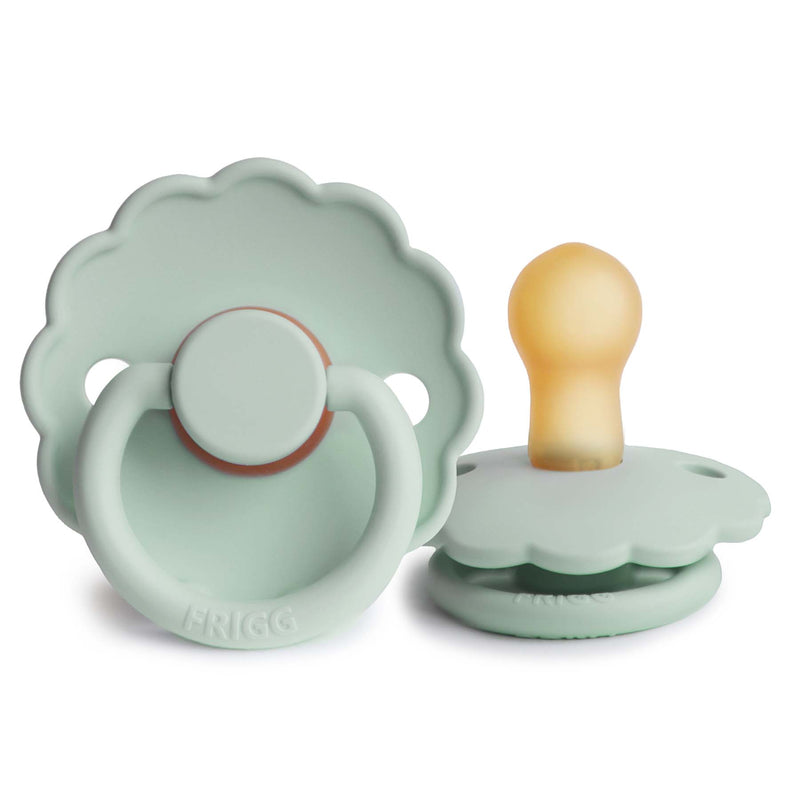 FRIGG Daisy - Round Latex Pacifier - Seafoam