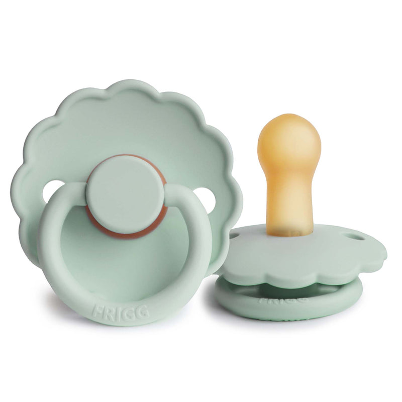 FRIGG Daisy - Round Latex Pacifier - Seafoam