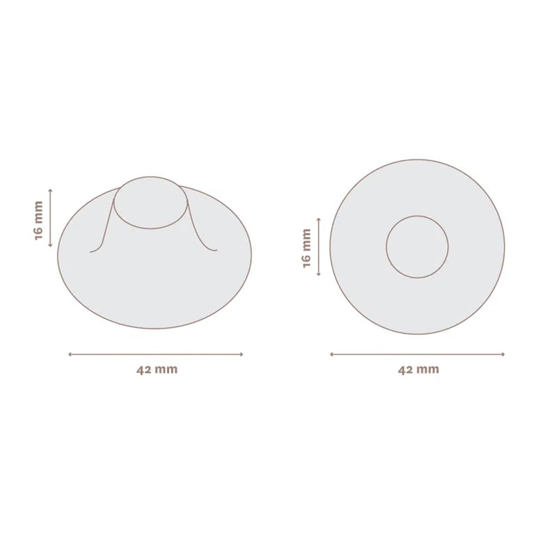 Silver Nipple Cups for Natural Nipple Healing