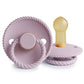 FRIGG Rope - Round Latex Pacifier - Soft Lilac