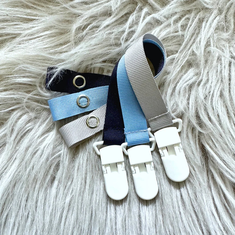 Dummy Clip Set | Grey, Powder Blue & Navy