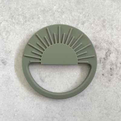 Silicone Sunshine Teether | Olive