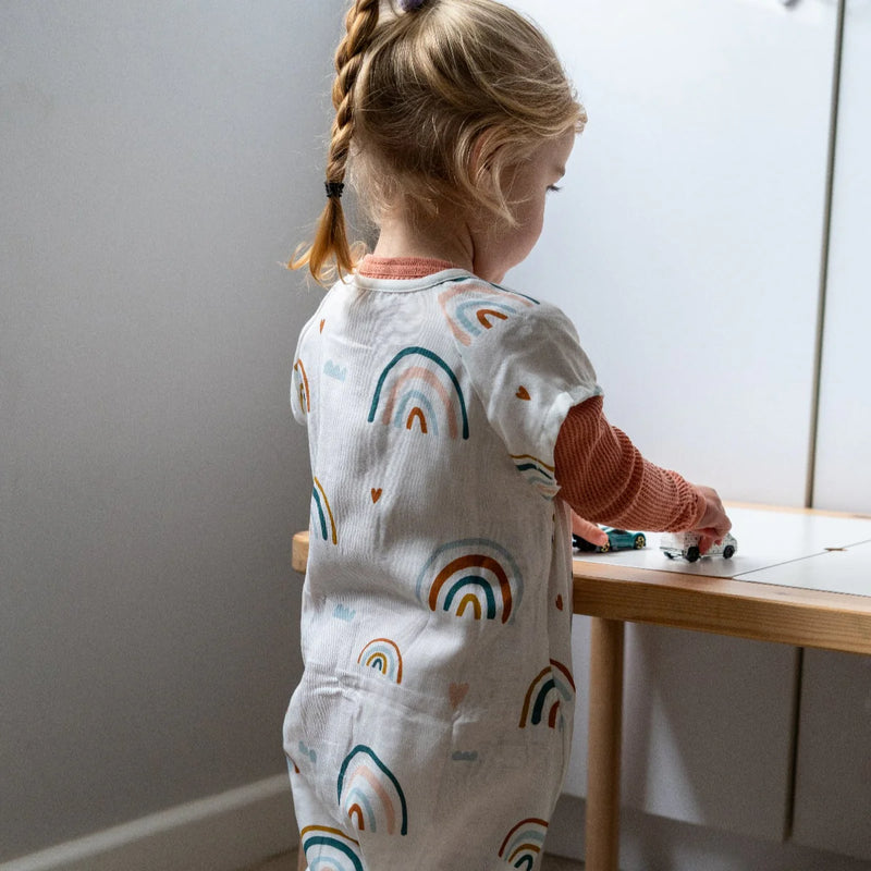 Bamboo Sleep Suit | Rainbow