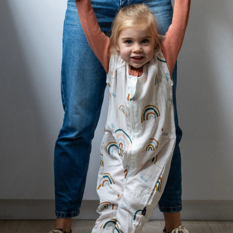 Bamboo Sleep Suit | Rainbow