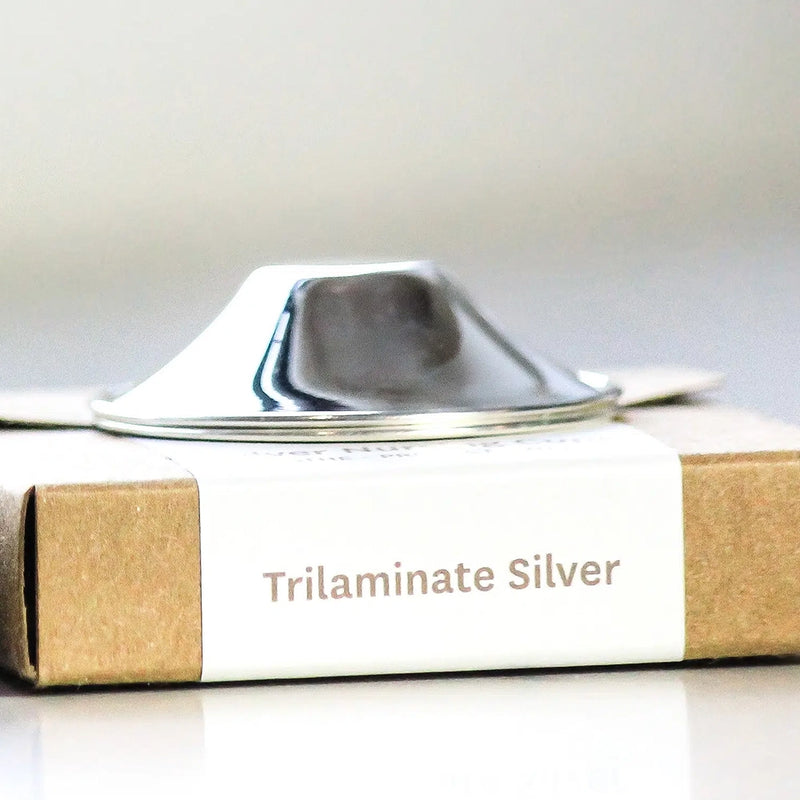 Nipple Cups in 999 Plated Silver