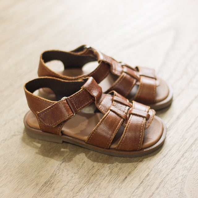 Will Carter Distressed Brown Sandal