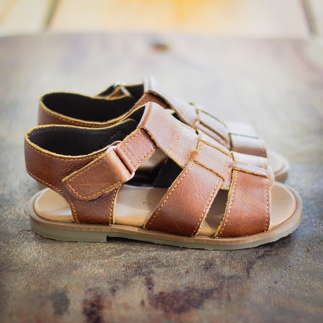 Will Carter Distressed Brown Sandal