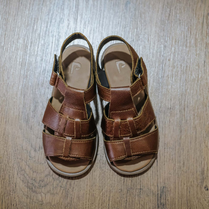 Will Carter Distressed Brown Sandal