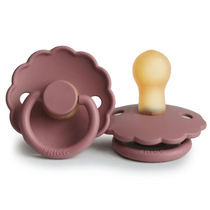 FRIGG Daisy - Round Latex Pacifier - Woodchuck