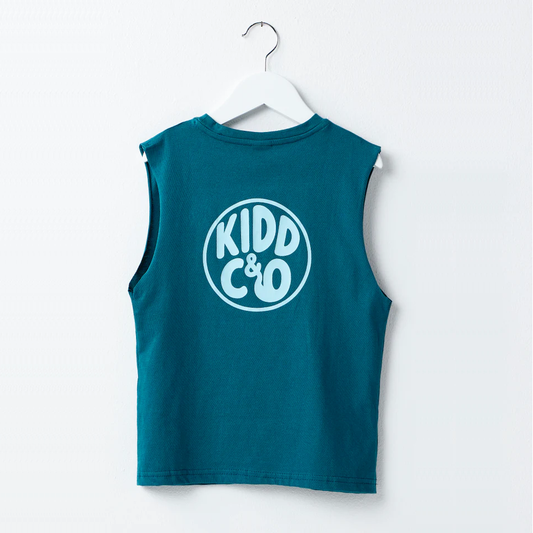 Bali Beach Vest | Teal