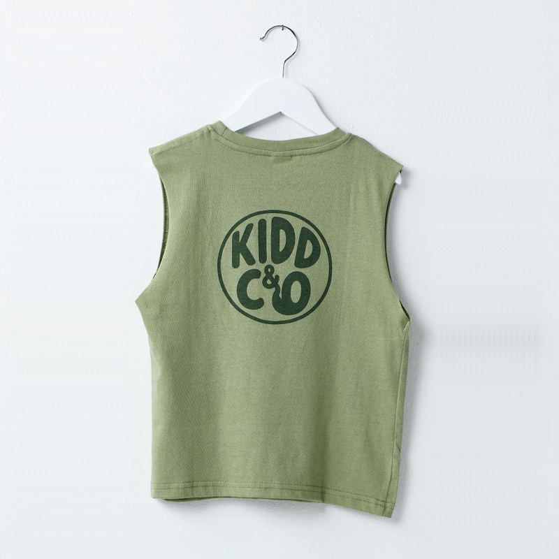 Bali Beach Vest | Olive