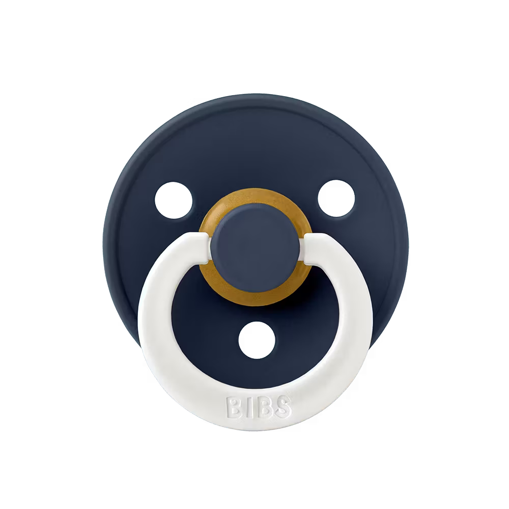 BIBS Colour GLOW Pacifier 1 Pack | Deep Space
