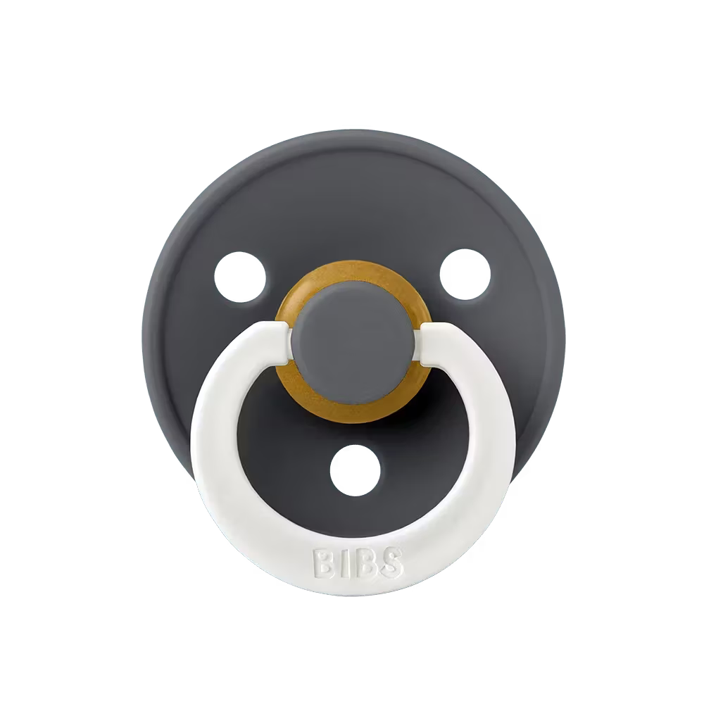 BIBS Colour GLOW Pacifier 1 Pack | Iron