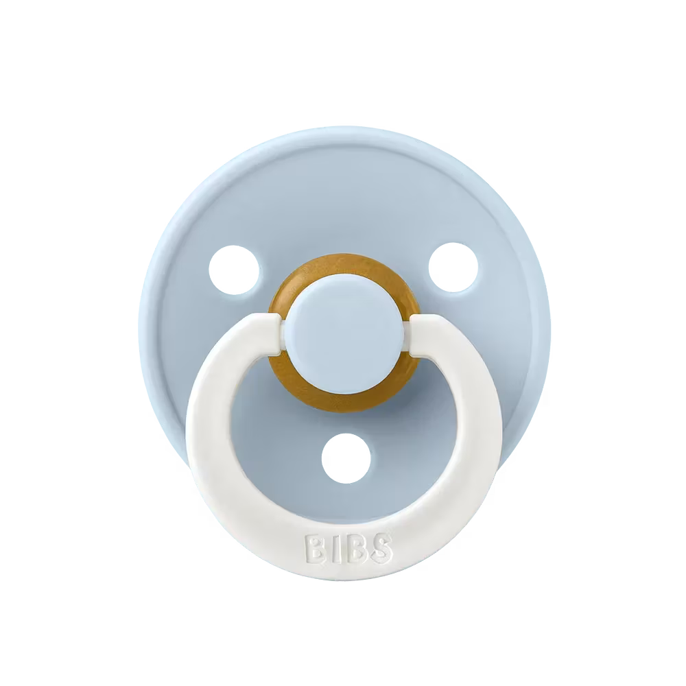 BIBS Colour GLOW Pacifier 1 Pack | Baby Blue