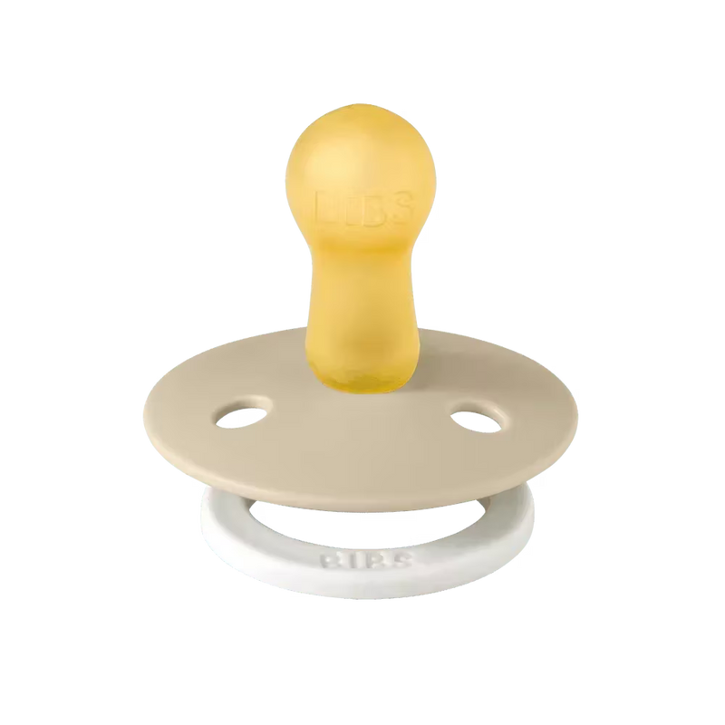 BIBS Colour GLOW Pacifier 1 Pack | Vanilla