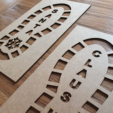 Santa Footprint Template