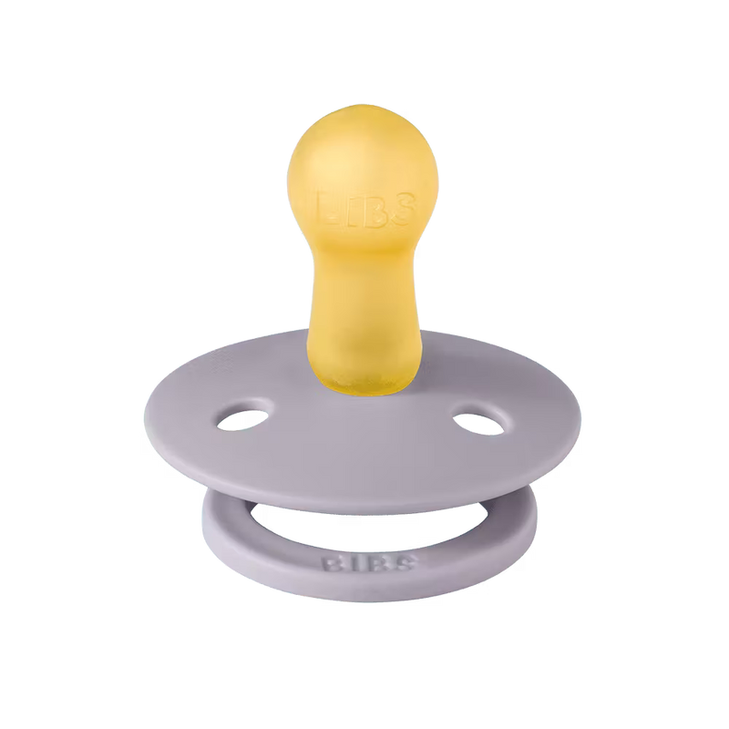 BIBS STUDIO Colour Pacifiers 2 Pack Jasmine | Fossil Grey Mix