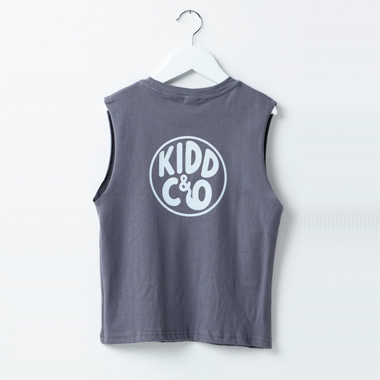 Bali Beach Vest | Dark Grey