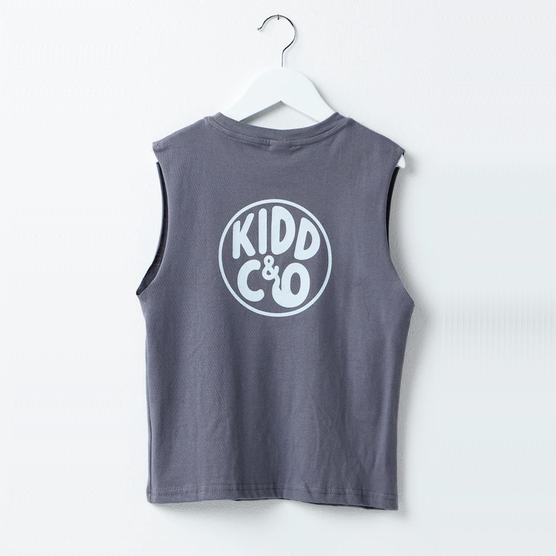 Bali Beach Vest | Dark Grey