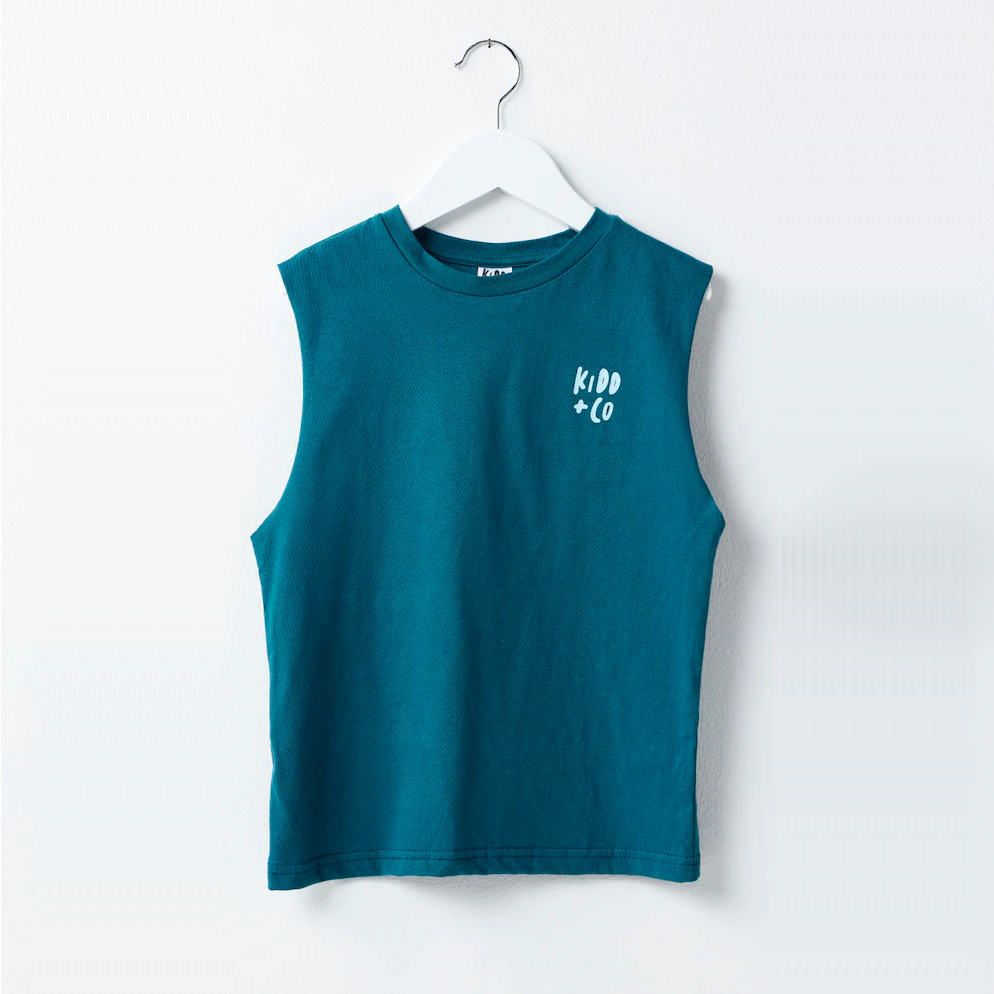 Bali Beach Vest | Teal