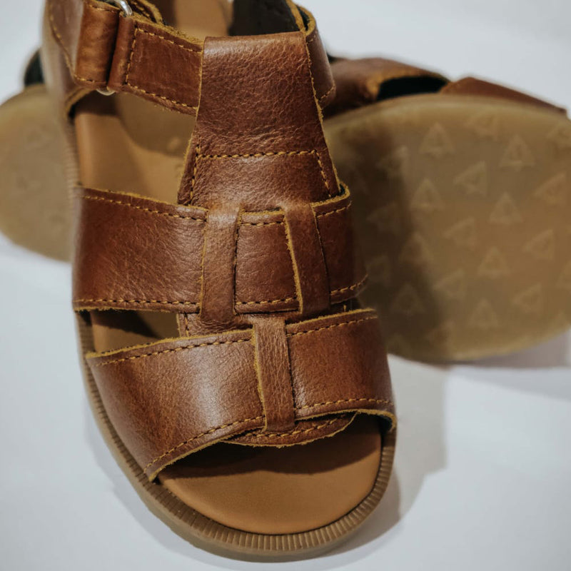 Will Carter Distressed Brown Sandal