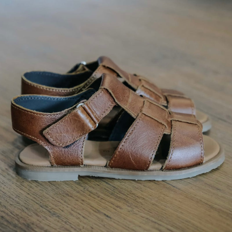 Will Carter Distressed Brown Sandal