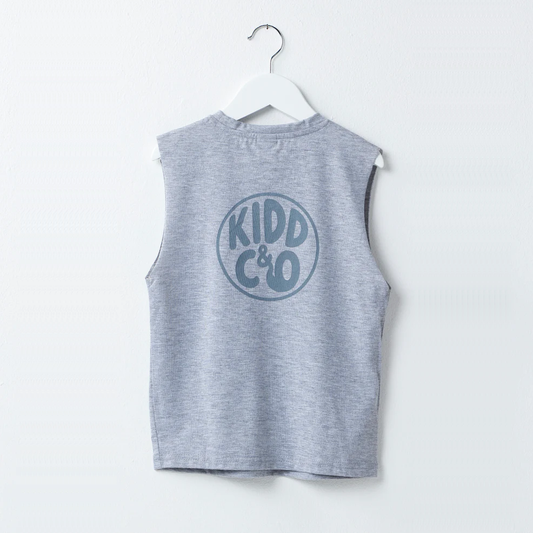 Bali Beach Vest | Light Grey