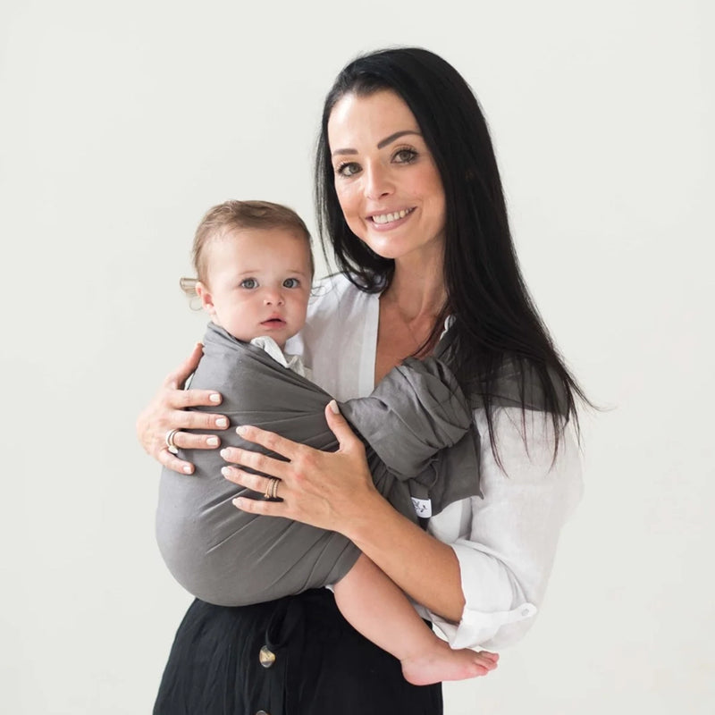 RING SLING - Charcoal Linen