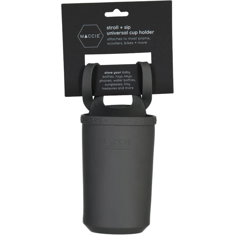 Stroll + Sip Cup Holder | Dark Grey