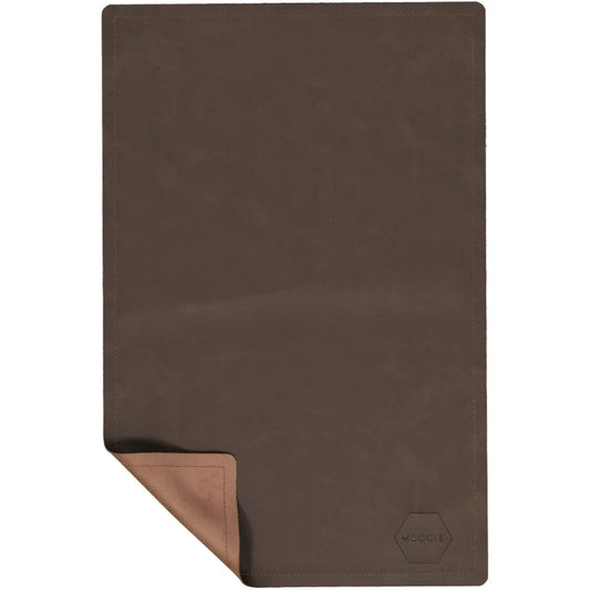 Vegan Leather Baby Changing Mat | Dark Chocolate