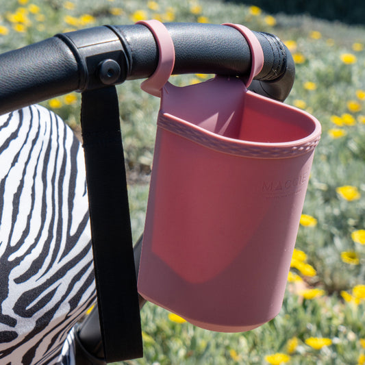 Stroll + Sip Cup Holder | Rose Pink