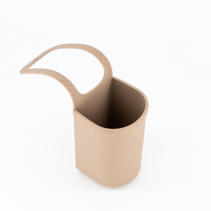 Stroll + Sip Cup Holder | Caramel / Beige