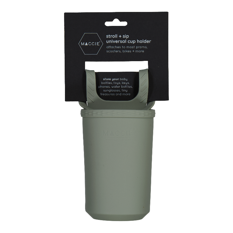 Stroll + Sip Cup Holder | Sage Green