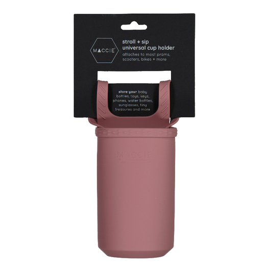 Stroll + Sip Cup Holder | Rose Pink