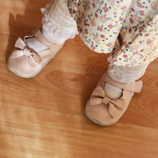 Mary Jane Big Bow | Princess Pink