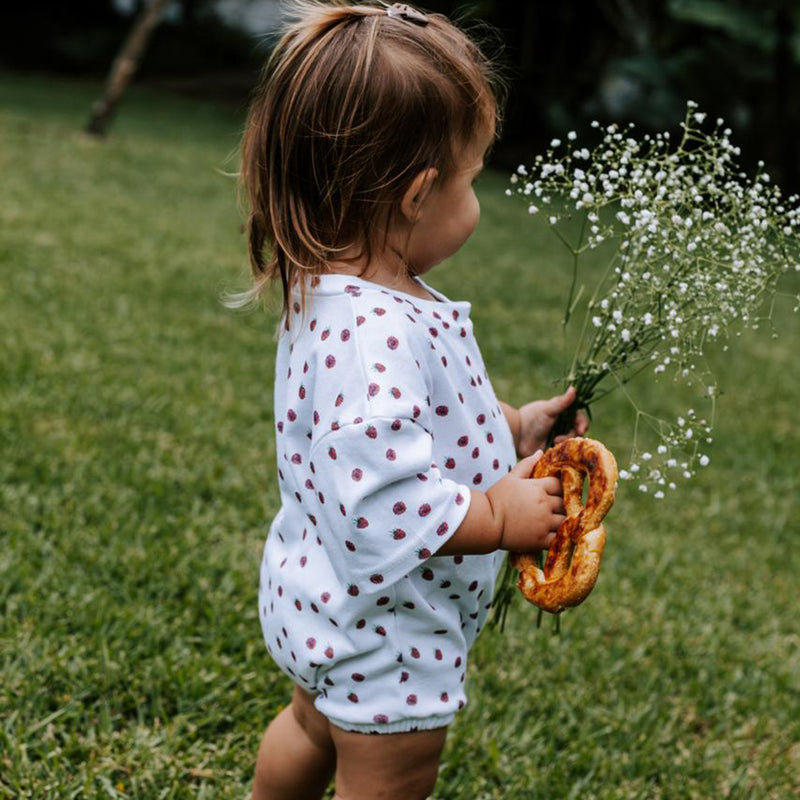 Mase Romper | Raspberry