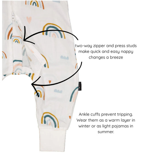 Bamboo Sleep Suit | Rainbow