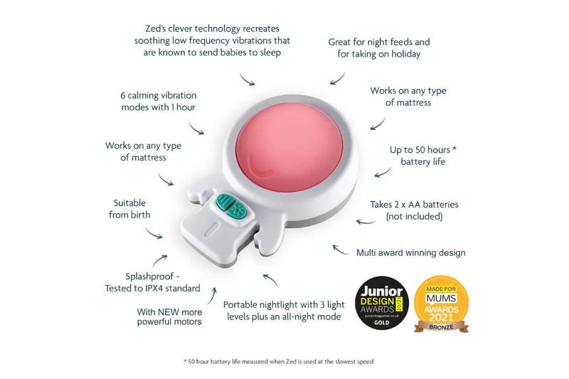 Zed - By Rockit | Vibration Sleep Soother and Night Light